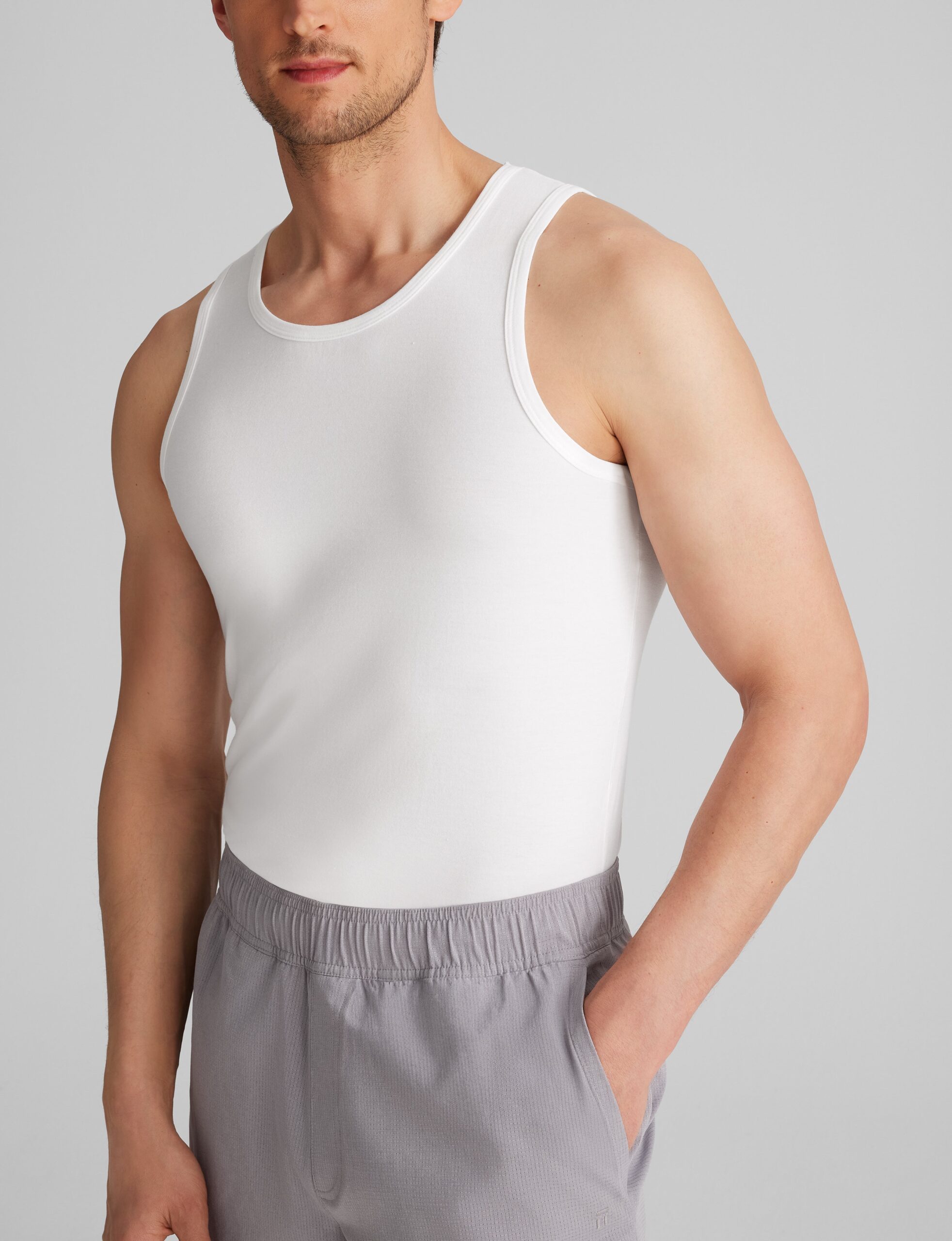 Cool Cotton Tank Stay-Tucked Undershirt (3-Pack) - Image 5