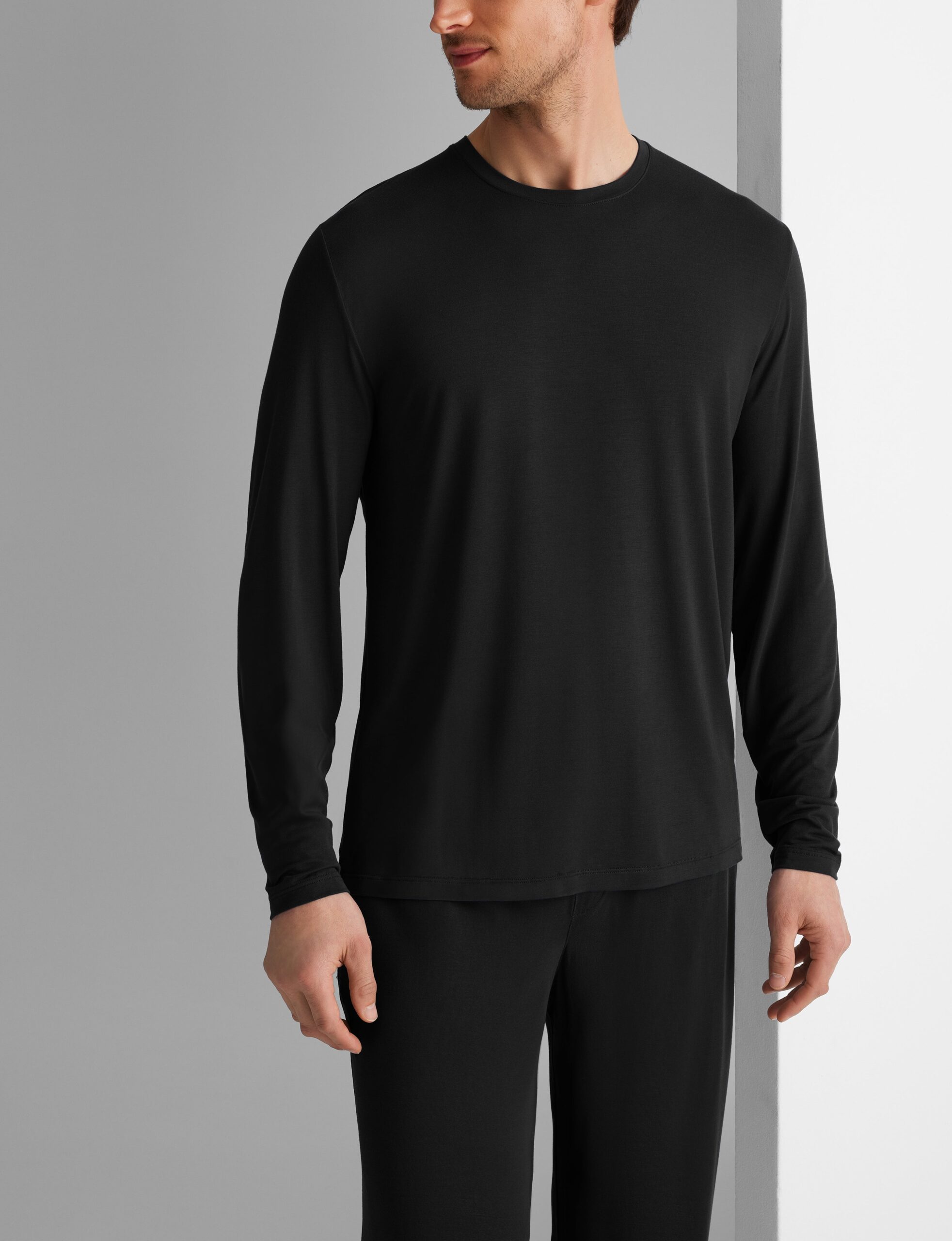 Second Skin Long Sleeve Sleep Tee & Pant Set - Image 4