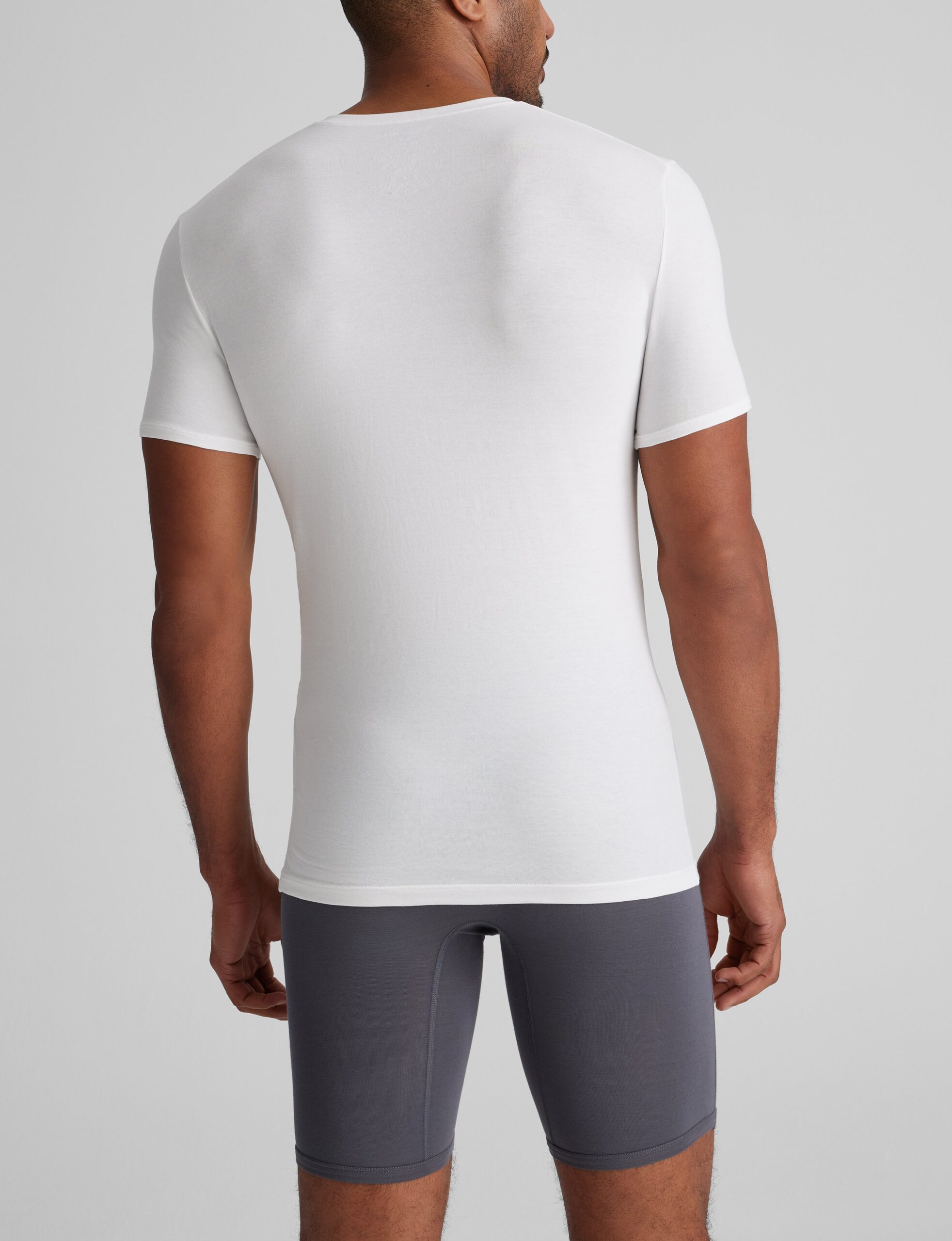Cool Cotton High V-Neck Stay-Tucked Undershirt (6-Pack) - Image 3