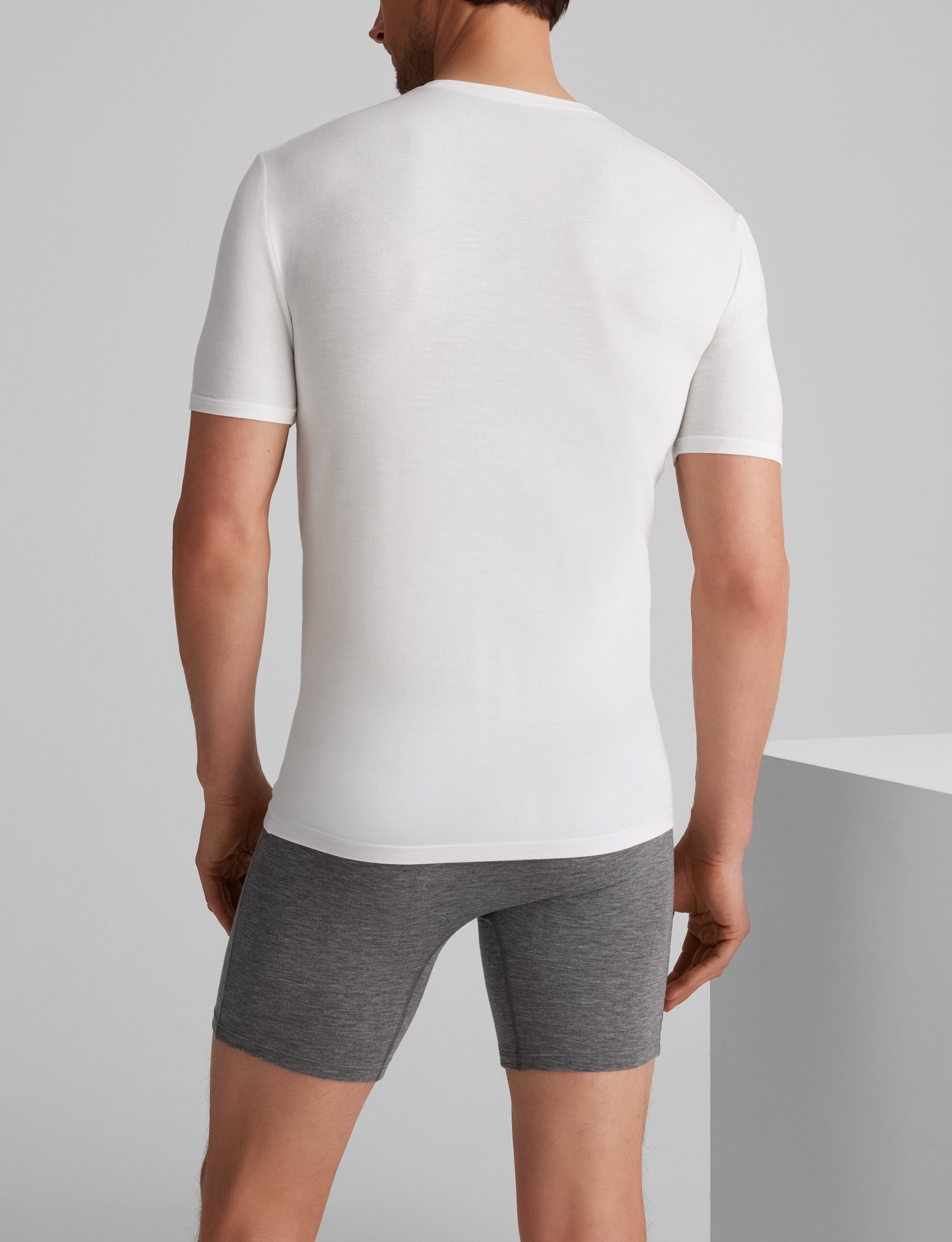 Second Skin High V-Neck Stay-Tucked Undershirt - Image 3