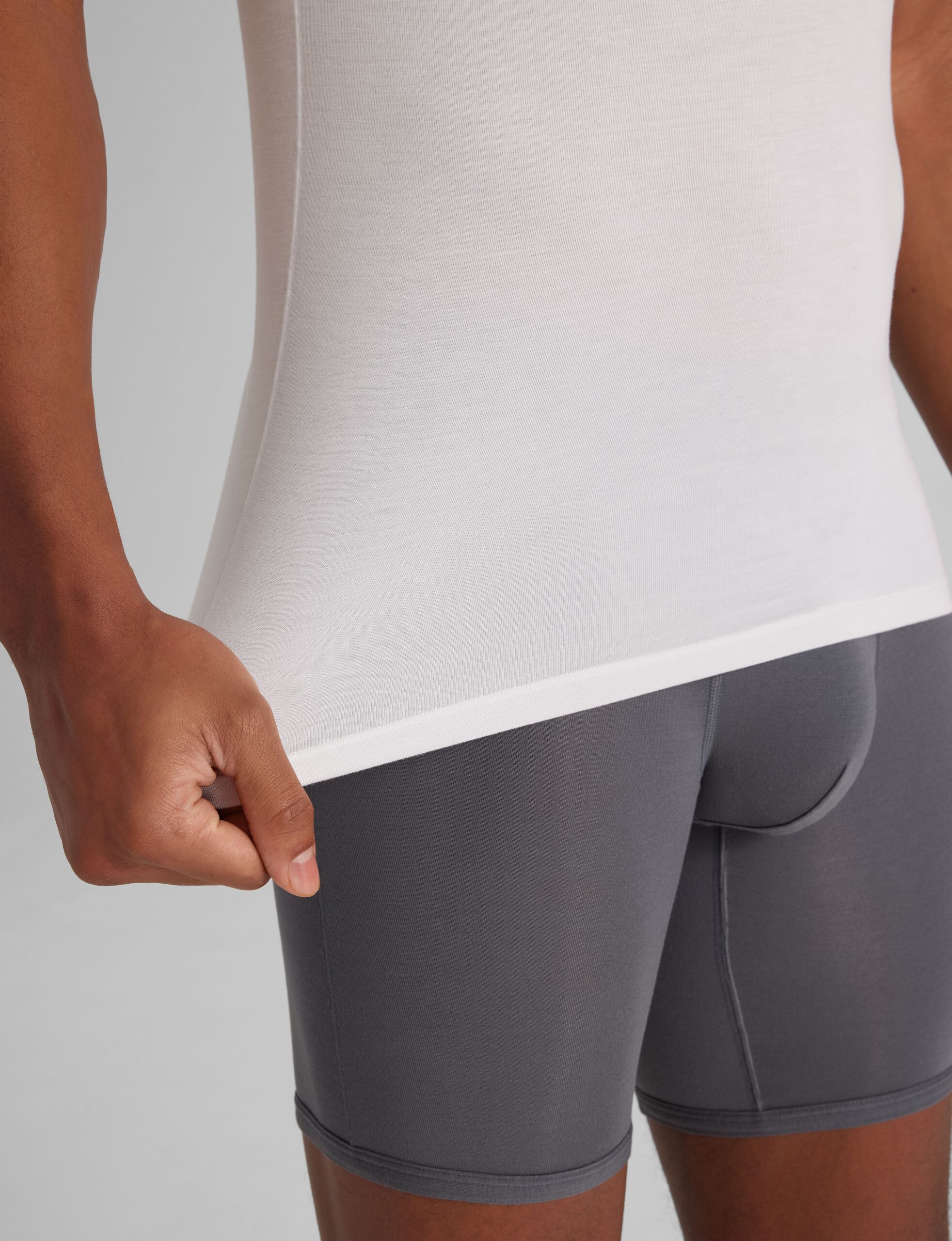 Second Skin Crew Neck Stay-Tucked Undershirt - Image 4