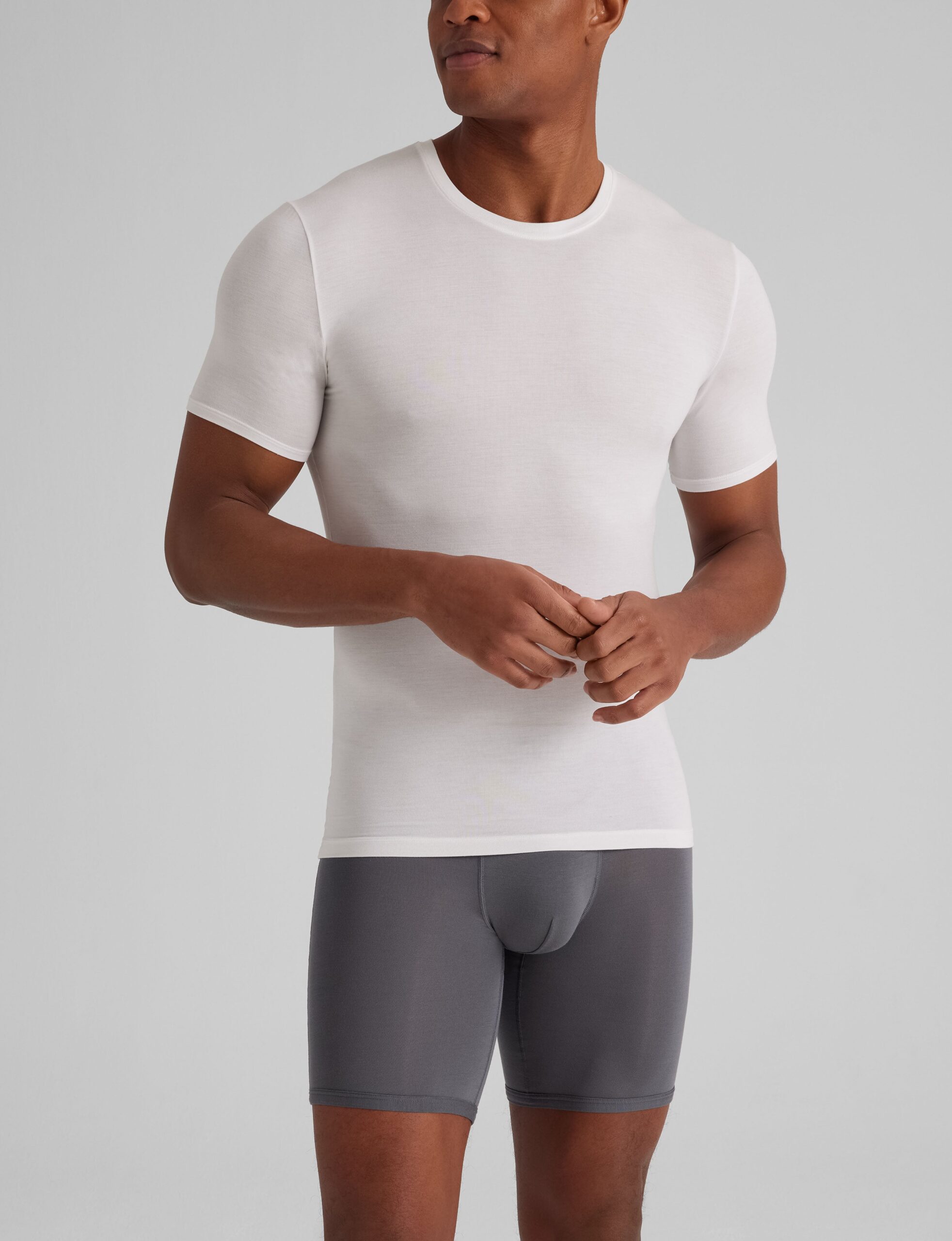Second Skin Crew Neck Stay-Tucked Undershirt - Image 2