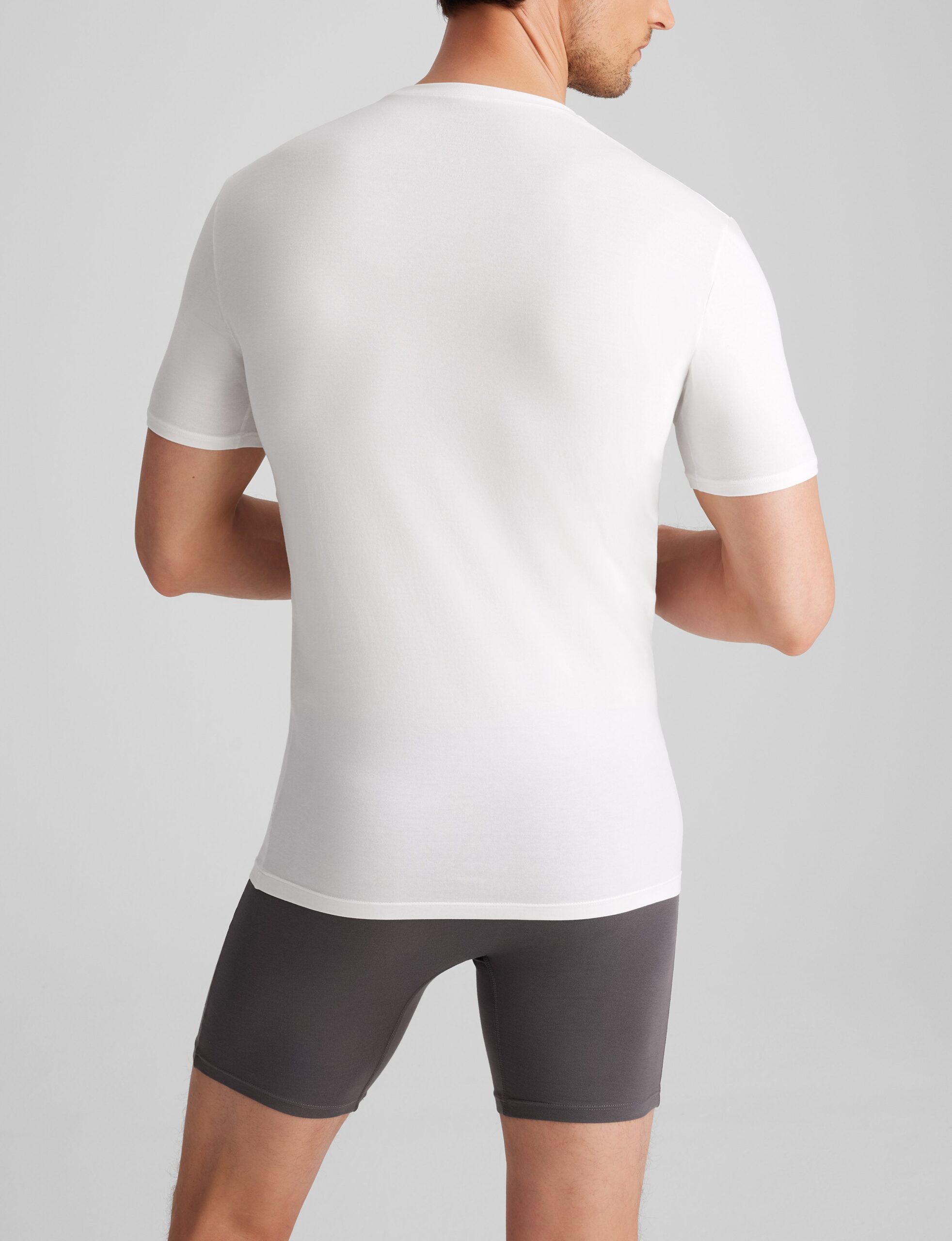 Cool Cotton Crew Neck Stay-Tucked Undershirt (3-Pack) - Image 3