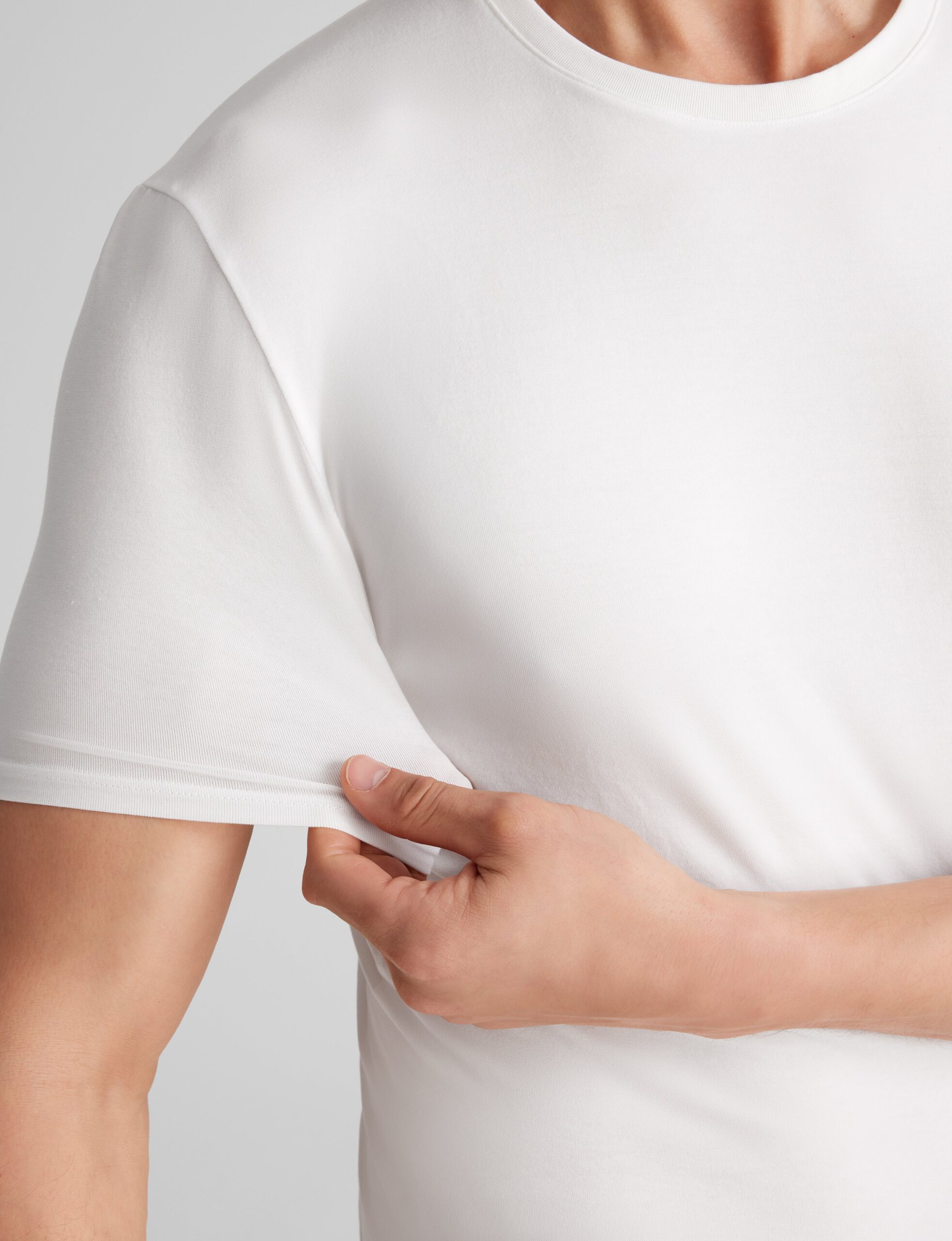 Cool Cotton Crew Neck Stay-Tucked Undershirt (6-Pack) - Image 5