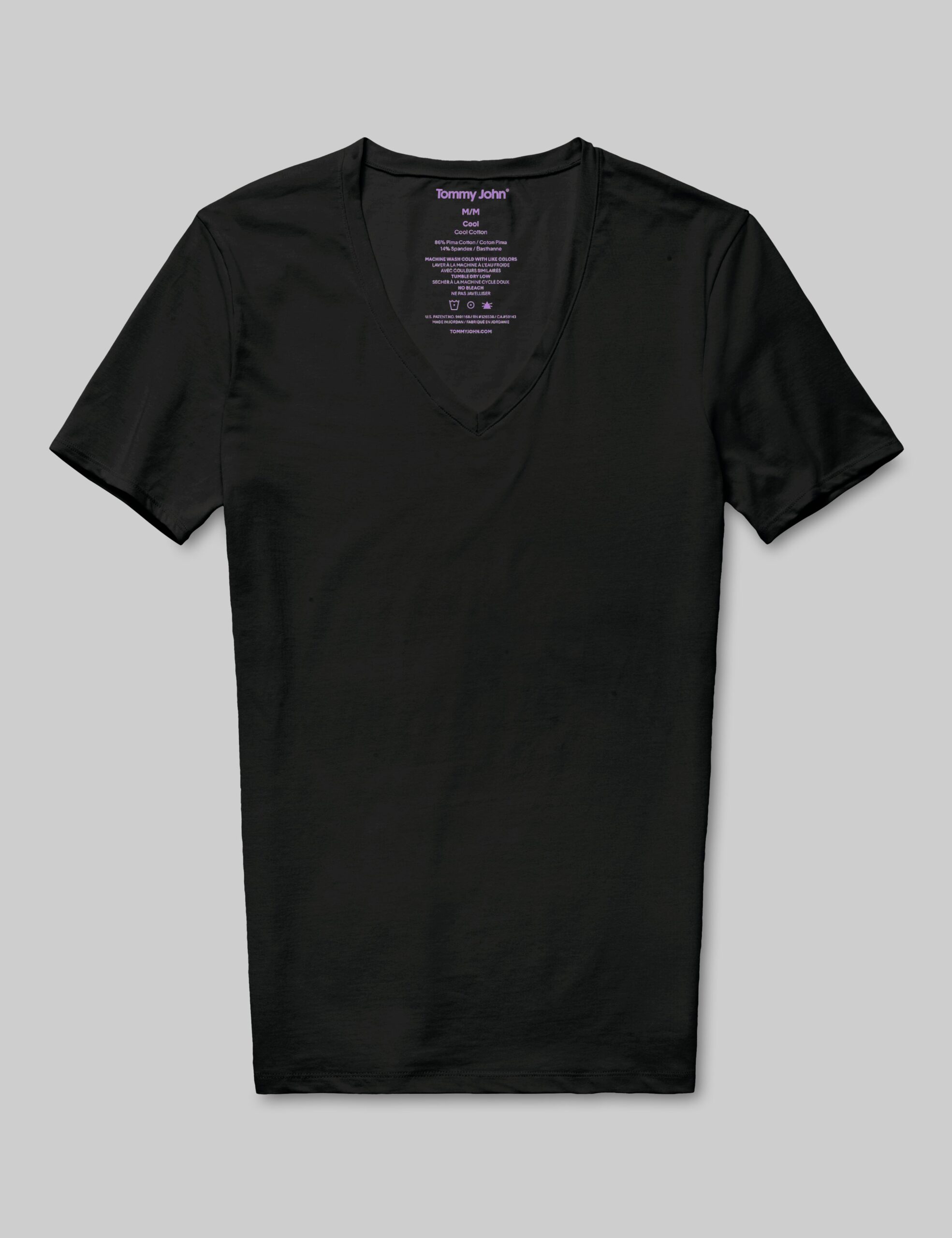 Cool Cotton Deep V-Neck Stay-Tucked Undershirt