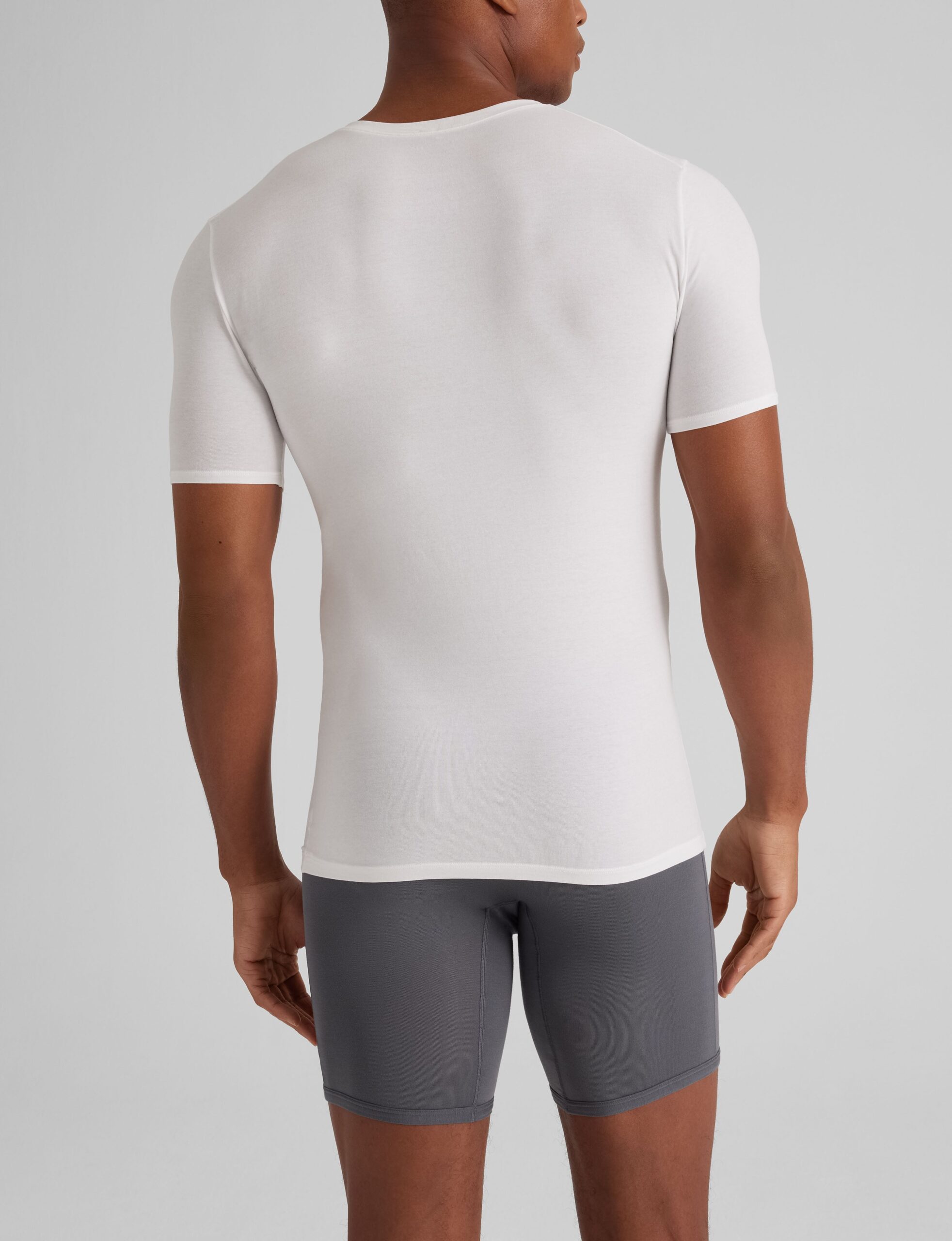 Cool Cotton Deep V-Neck Stay-Tucked Undershirt - Image 3