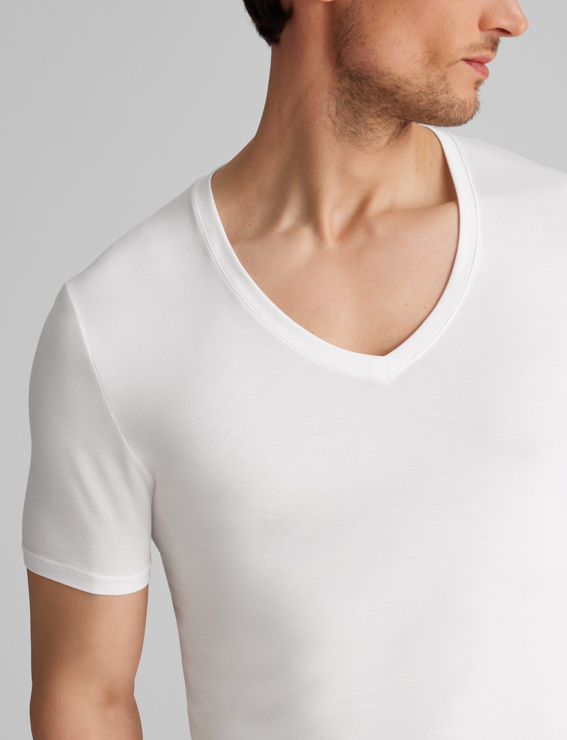 Second Skin Deep V-Neck Stay-Tucked Undershirt (6-Pack) - Image 4