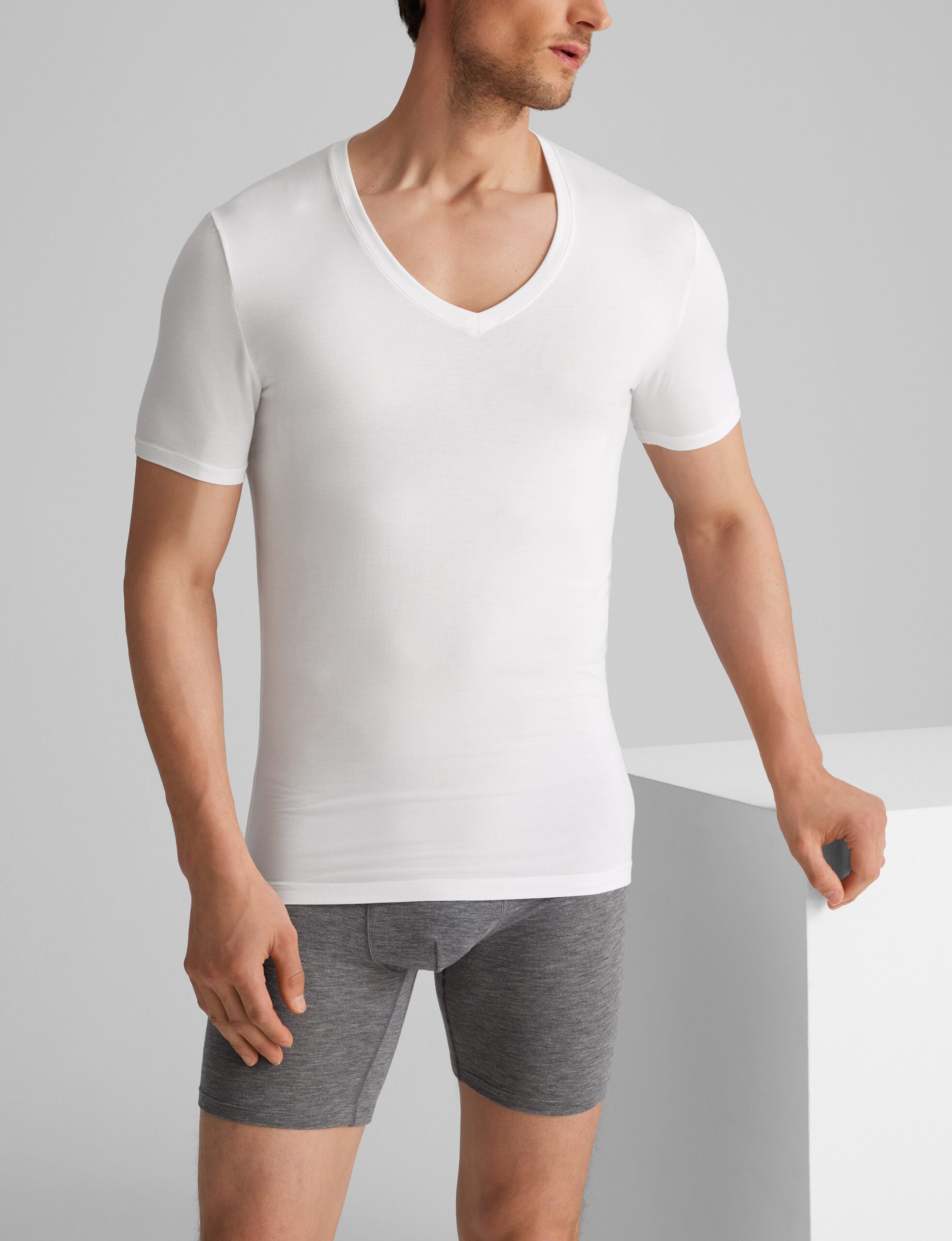 Second Skin Deep V-Neck Stay-Tucked Undershirt - Image 2