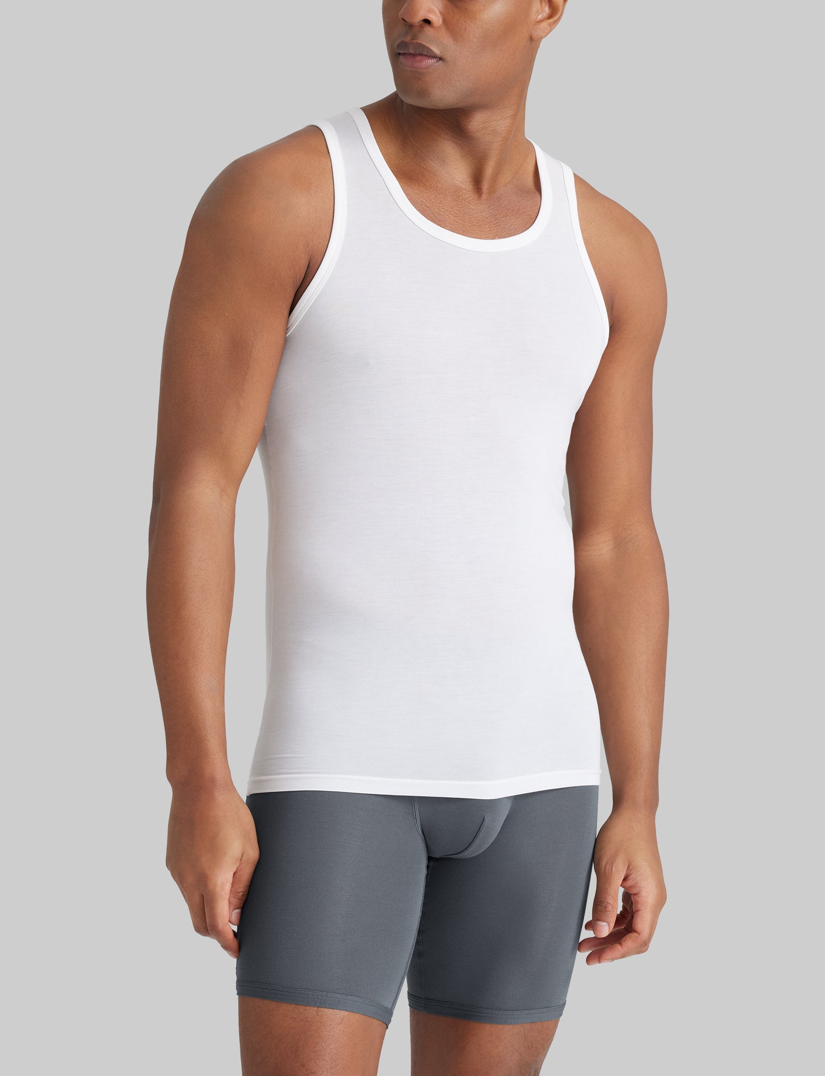 Second Skin Tank Stay-Tucked Undershirt (6-Pack) - Image 2