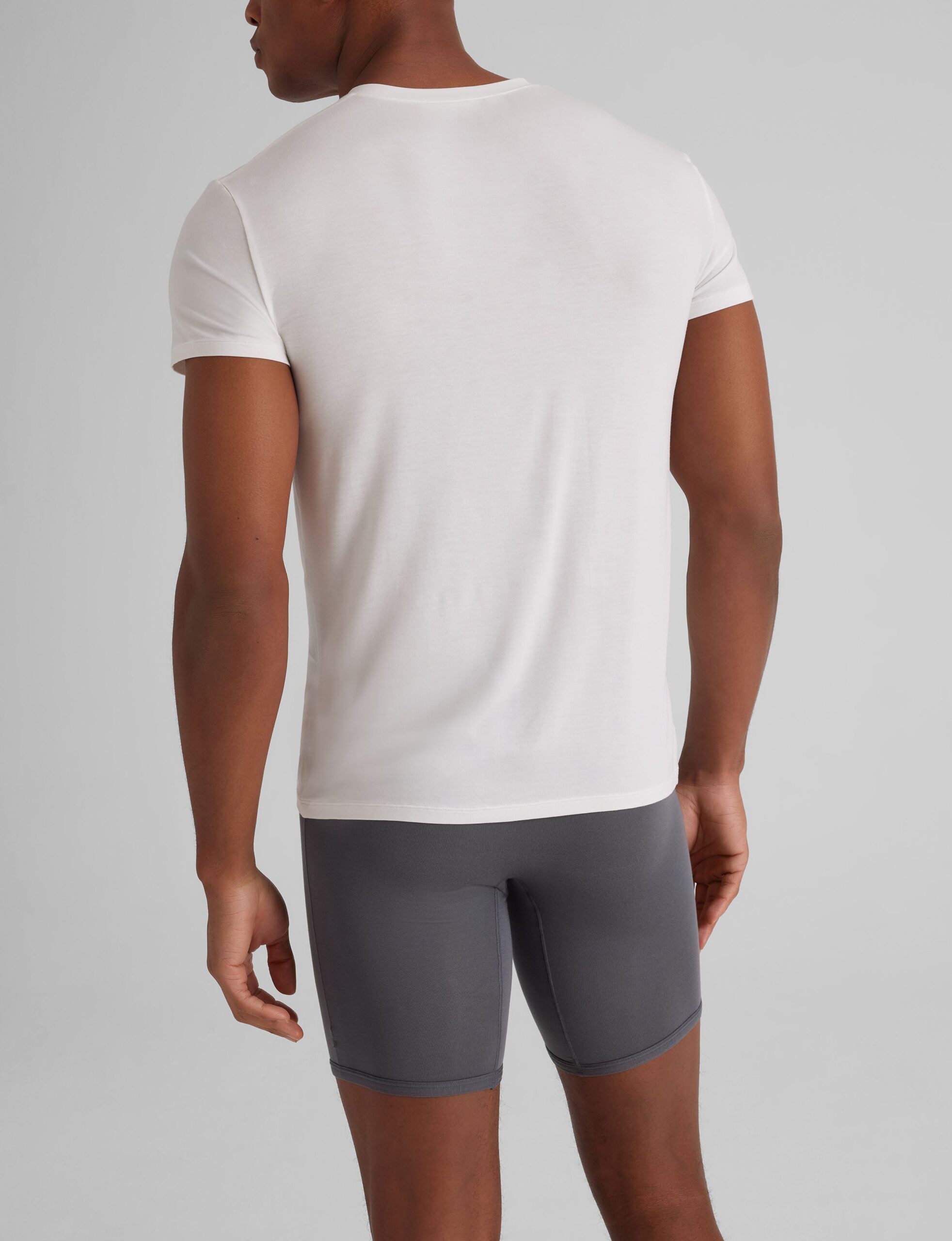Second Skin High V-Neck Modern Fit Undershirt (3-Pack) - Image 4