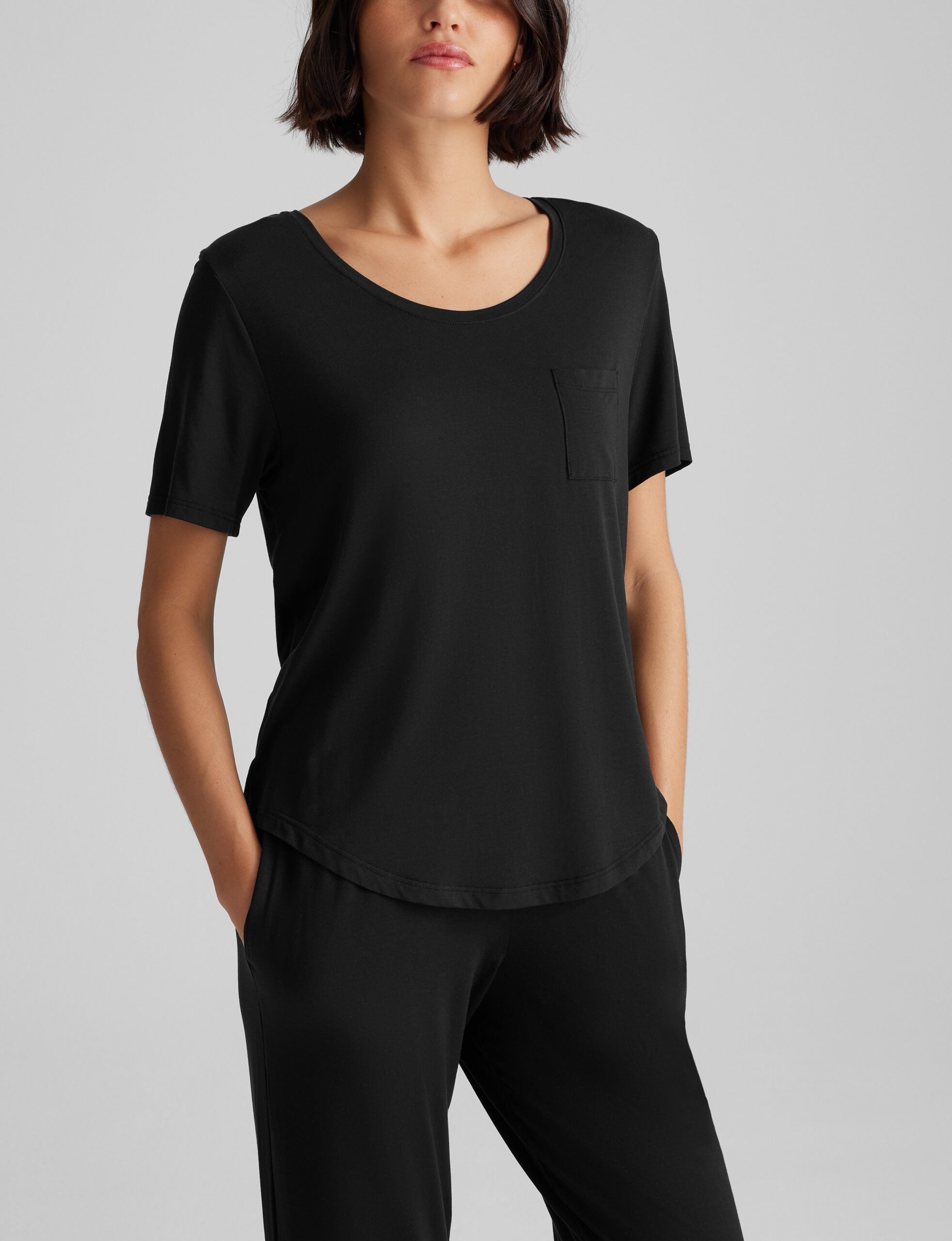 Women's Second Skin Sleep Pocket Tee & Pant Set - Image 5