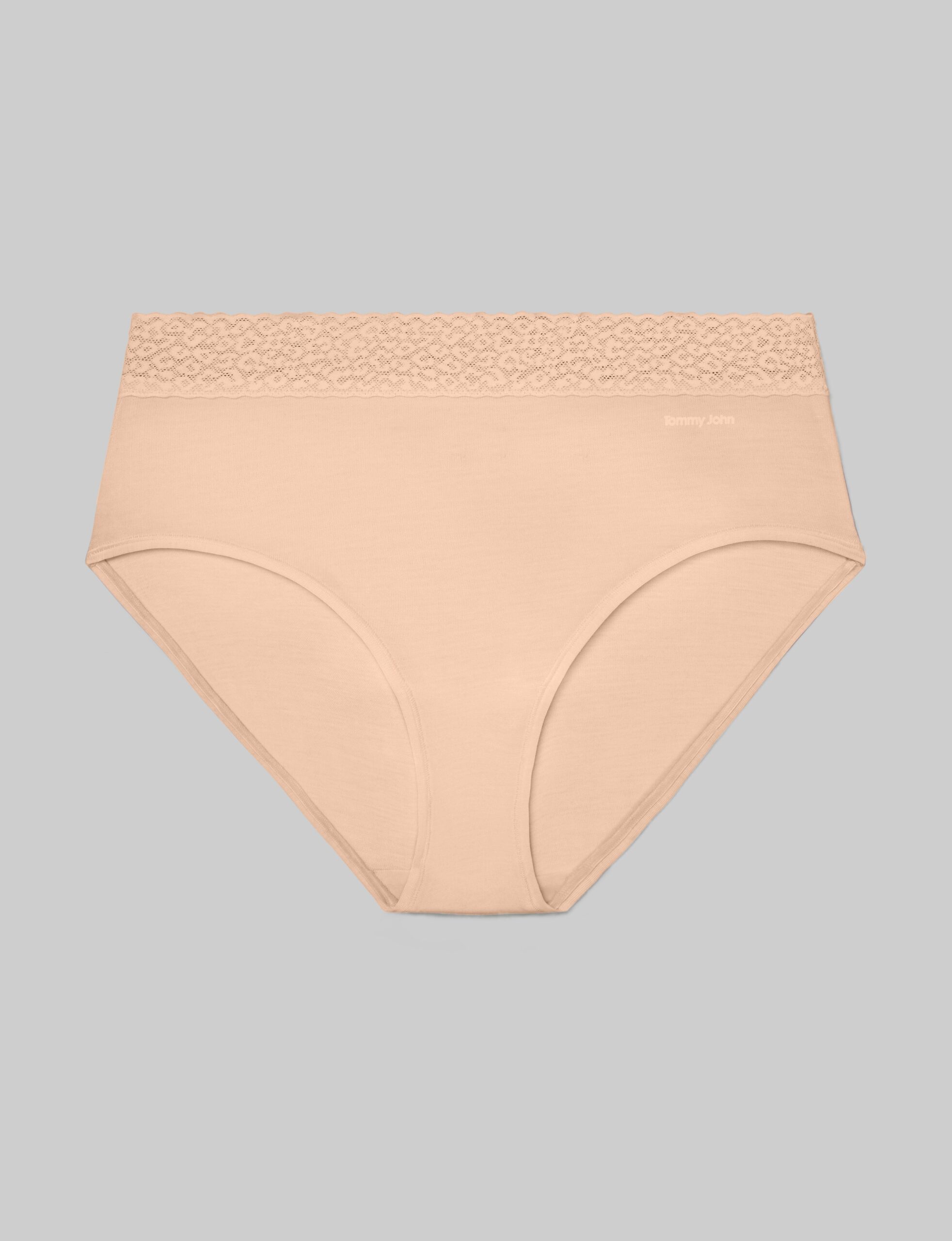 Women's Second Skin High Rise Brief, Lace Waist - Image 5