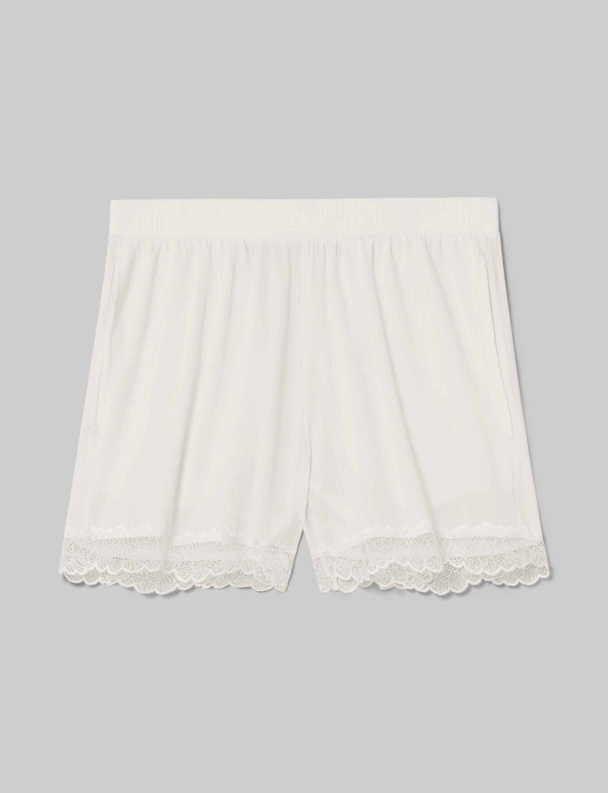 Women's Second Skin Luxe Rib Lace Short - Image 5
