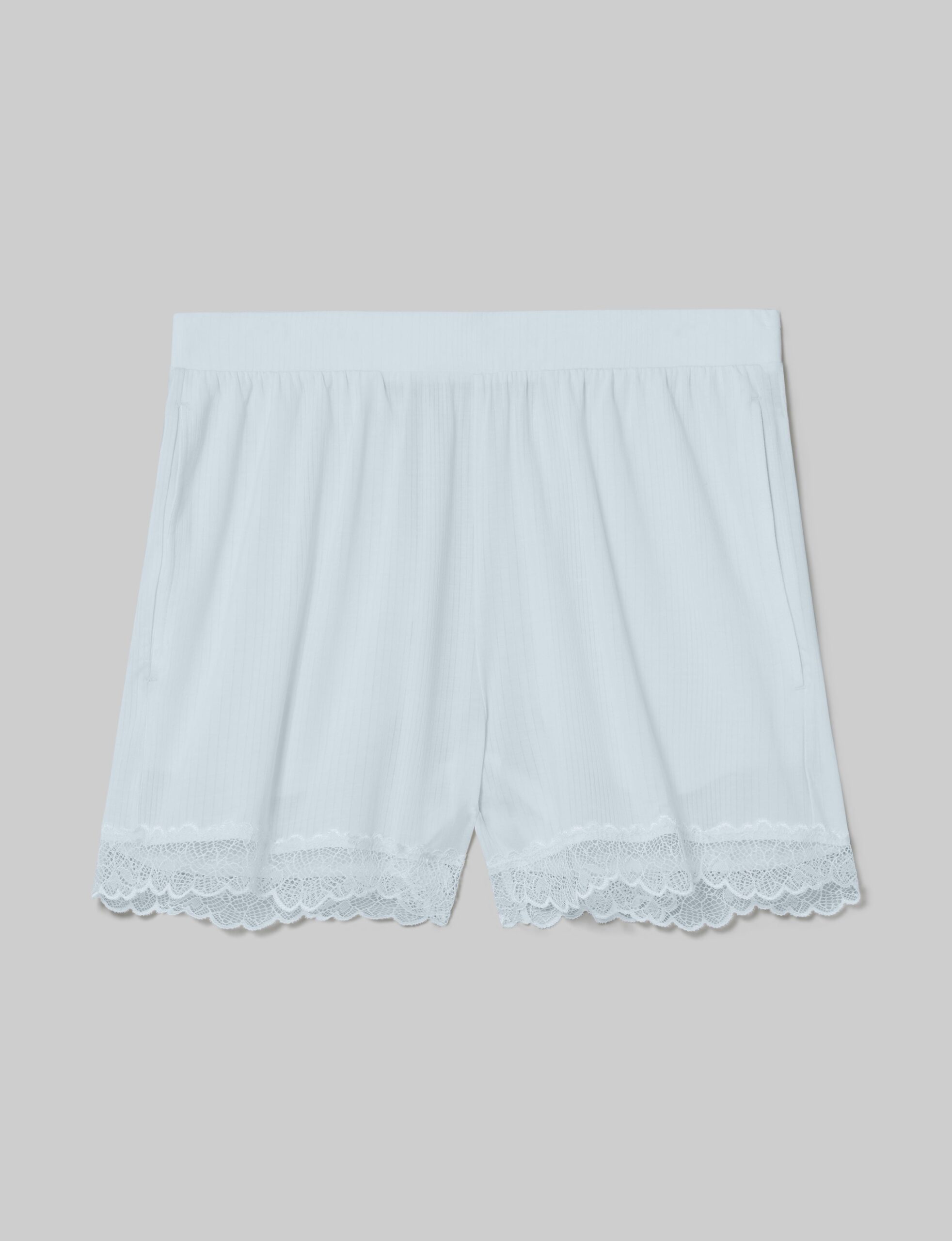 Women's Second Skin Luxe Rib Lace Short