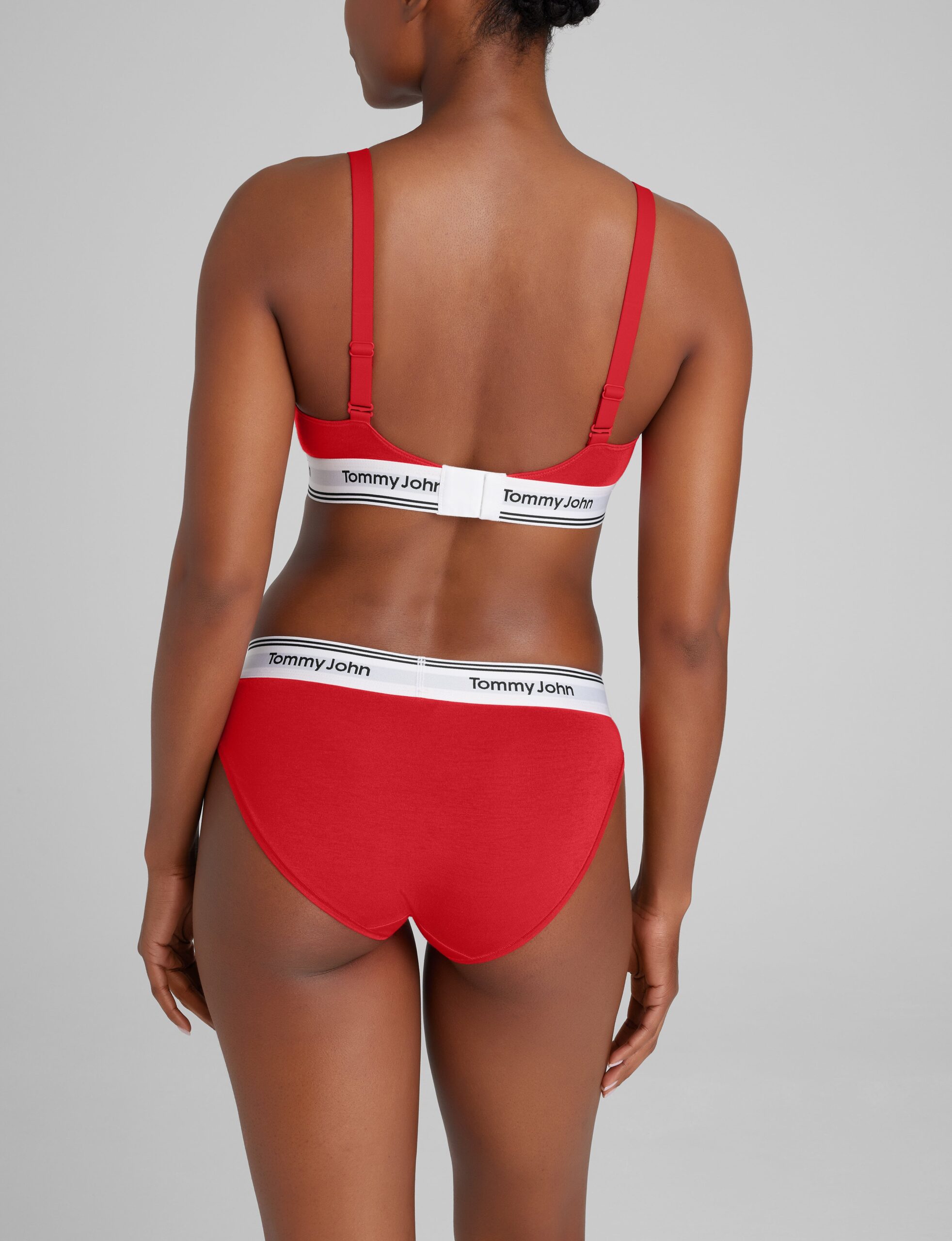 Signature Cotton Triangle Bralette - Image 3