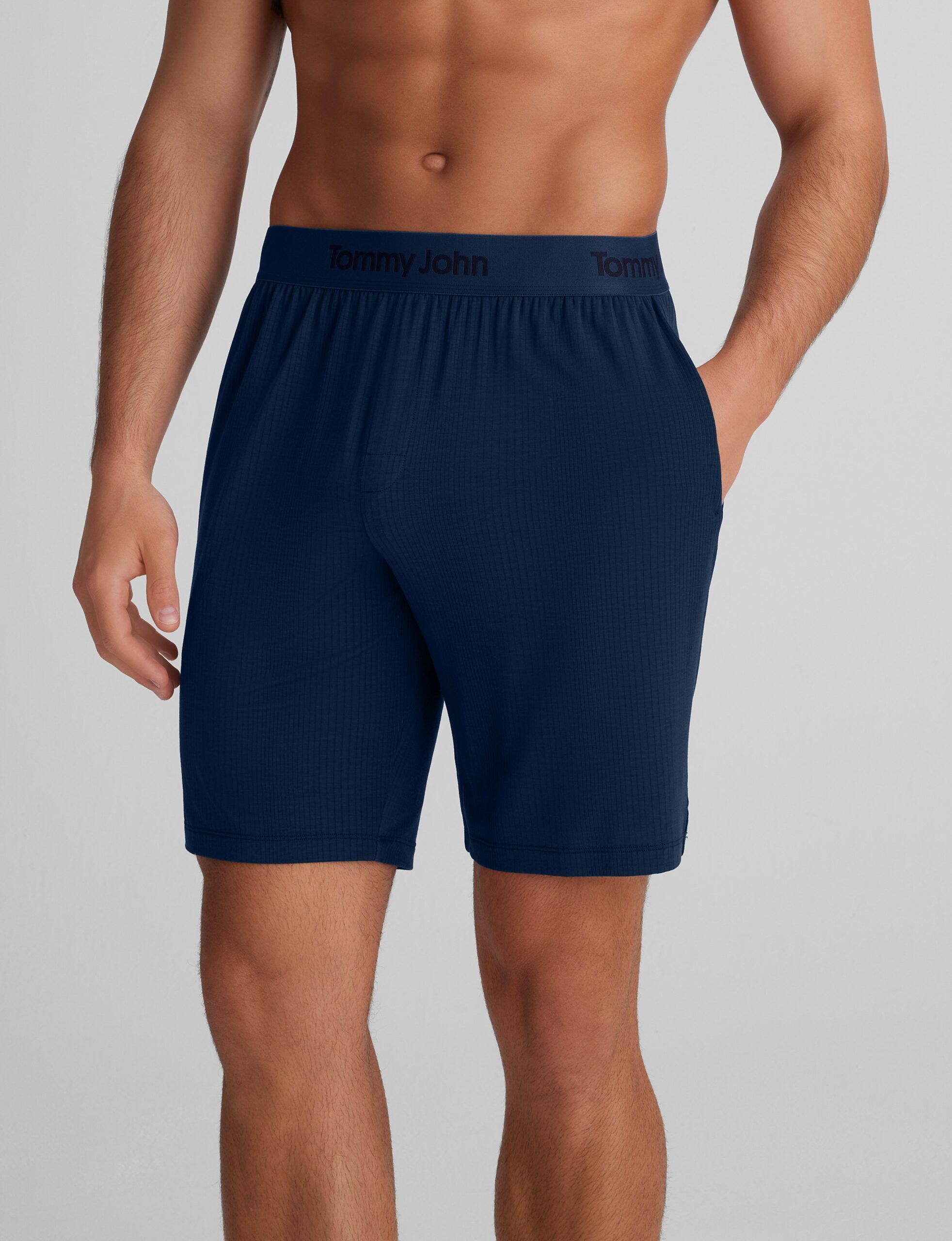 Second Skin Luxe Rib Sleep Tee & Short Set - Image 5