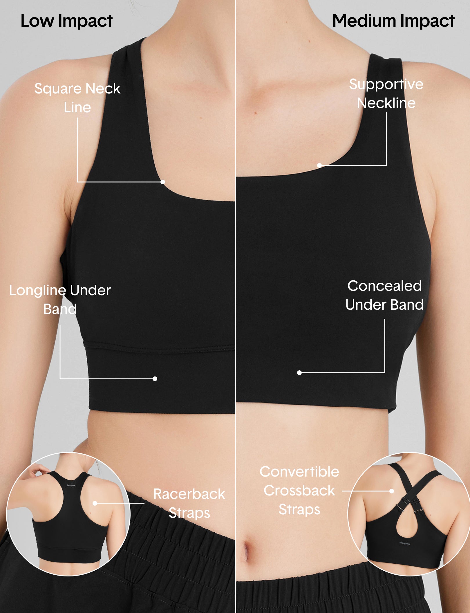 Low Impact Racerback Sports Bra - Image 6