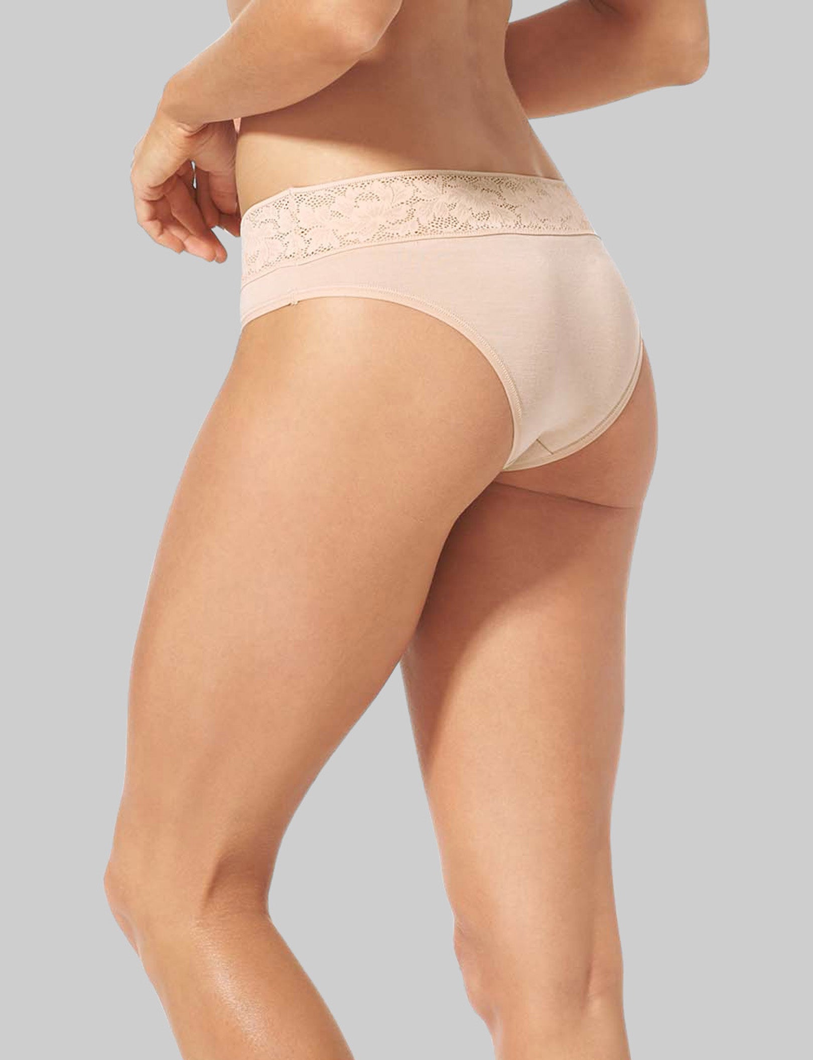 Women's Second Skin Cheeky, Lace Waist - Image 2
